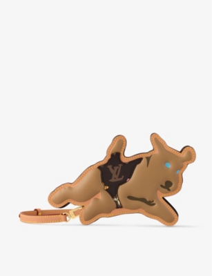 LOUIS VUITTON: Louis Vuitton x Tyler, The Creator Fox Terrier graphic-pattern coated-canvas-blend wallet-on-strap