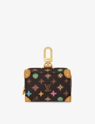LOUIS VUITTON: Louis Vuitton x Tyler, the Creator Craggy Monogram leather and canvas key holder bag charm