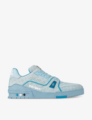 LOUIS VUITTON: Louis Vuitton x Tyler, the Creator LV Trainers leather-blend low-top trainers