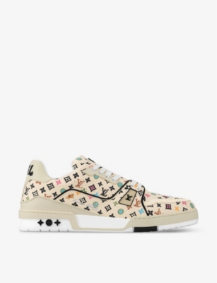 LOUIS VUITTON: Louis Vuitton x Tyler, the Creator LV Trainers leather-blend low-top trainers