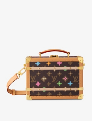 LOUIS VUITTON: Handle Trunk logo-embellished coated-canvas and leather cross-body bag