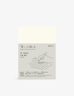 MIDORI: Thread-bound A6 lined notebook  14.8cm x 10.5cm