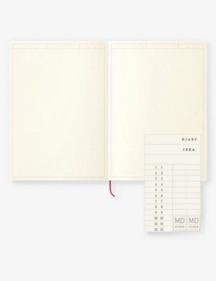 MIDORI: Framed A5 blank journal 21cm x 14.cm