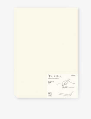 MIDORI: Blank A4 paper pad 29.7cm x 21cm