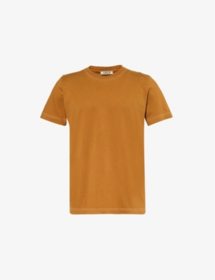 Shop Cdlp Men's Cinmon Regular-fit Cotton-blend Jersey T-shirt In Cinnamon