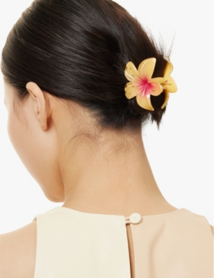Emi Jay Womens Starfruit Superbloom Acetate Hair Clip In Starfruit