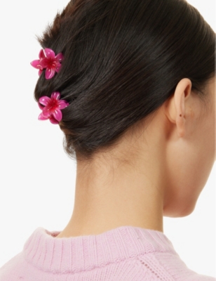 Superbloom set of two acetate hair clips