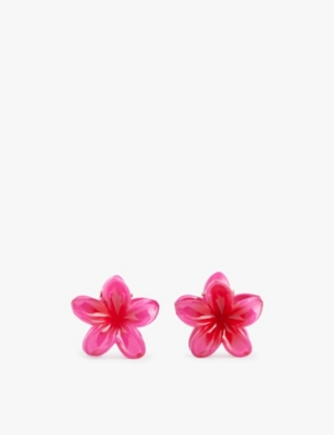 EMI JAY: Superbloom set of two acetate hair clips
