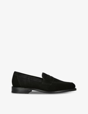LOAKE: Imperial strap suede loafers
