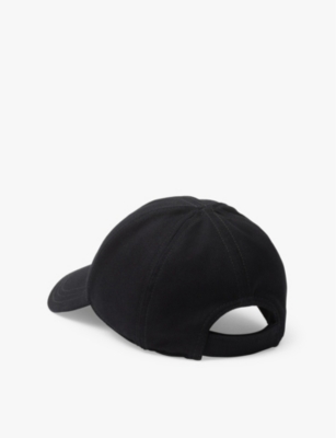 PRADA: Logo-embroidered woven baseball cap