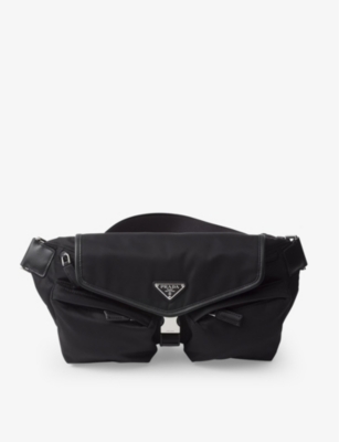 PRADA: Re-Nylon recycled-nylon and leather shoulder bag