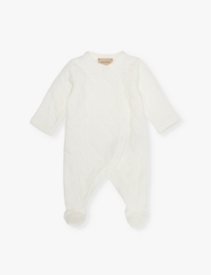 Gucci baby sleepsuit on sale