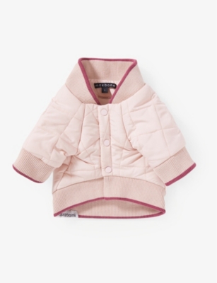 MAXBONE: Maxbone x Bridgerton embroidered quilted bomber jacket