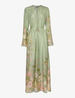 ZIMMERMANN: Waverly silk maxi dress