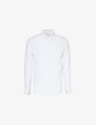 SUNSPEL: Relaxed-fit long-sleeve linen shirt