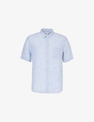 SUNSPEL: Relaxed-fit short-sleeve linen shirt