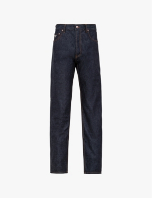 Prada Five-pocket Denim Jeans In Blue