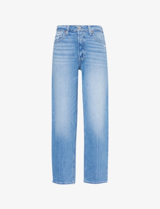 Alexis barrel-leg high-rise jeans