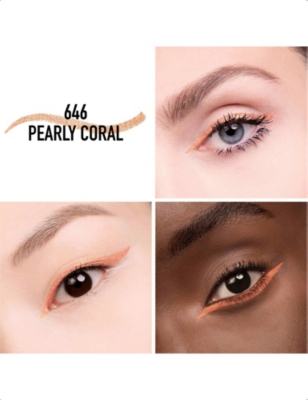 DIOR 646 PEARLY CORAL DIORSHOW 24H STYLO WATERPROOF EYELINER 0.2G 