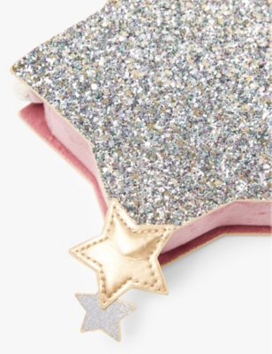 MIMI & LULA: Sparkly glitter-embellished star bag