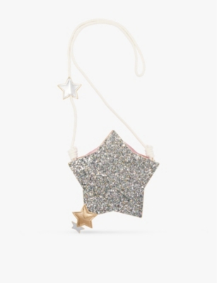 MIMI & LULA: Sparkly glitter-embellished star bag