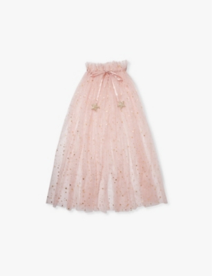 MIMI & LULA: Shooting Star star-embellished tulle cape