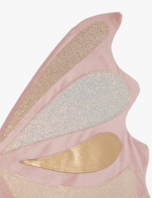 MIMI & LULA: Emmelina glitter-embellished velvet fairy wings
