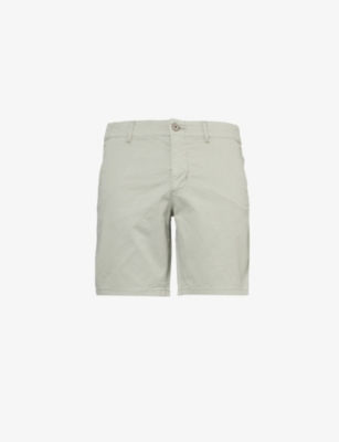 PAIGE: Phillips mid-rise stretch-cotton shorts