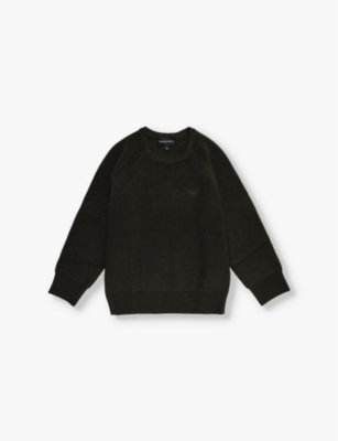 Boys armani jumper best sale