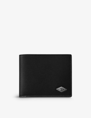 CARTIER: Losange logo-plaque leather wallet