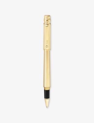 CARTIER: Santos de Cartier small gold-tone metal rollerball pen