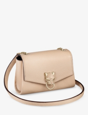 CARTIER: Panthère de Cartier micro leather cross-body bag