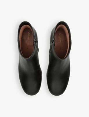 GIANVITO ROSSI: Vitello Glove leather heeled ankle boots