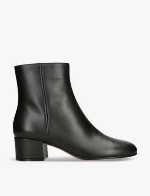 GIANVITO ROSSI: Vitello Glove leather heeled ankle boots