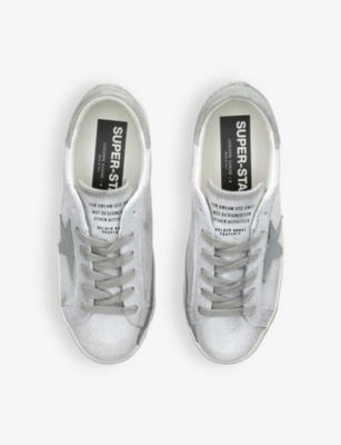 Golden Goose Womens Silver Superstar 70302 Leather Low-top Trainers In Silver