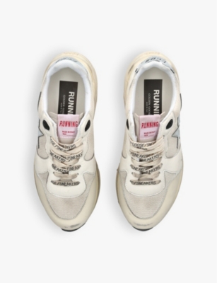 Golden Goose Running Sneaker In White/comb