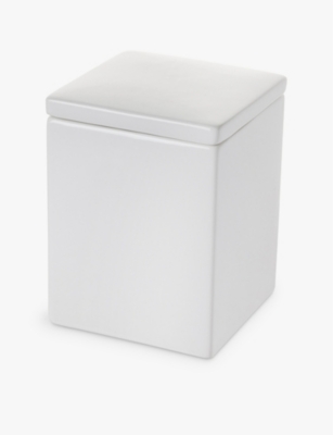 THE WHITE COMPANY: Morston lidded stoneware box container 12cm