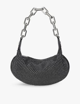 CHRISTIAN LOUBOUTIN: Le 54 Chain leather shoulder bag