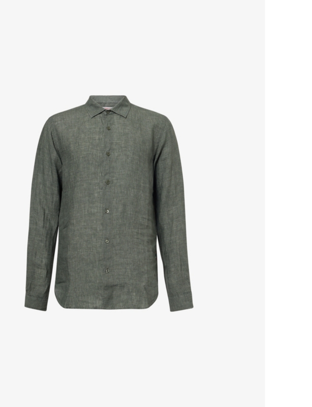 Giles regular-fit linen shirt