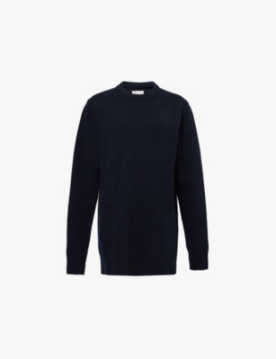 MAISON MARGIELA: Brushed-texture relaxed-fit wool jumper