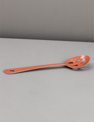 Shop Be Home Arlow Bright Slotted Stainless-steel Spoon 35cm Raspberry