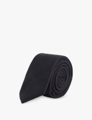 0900~Embroidered Silk Tie main image 1