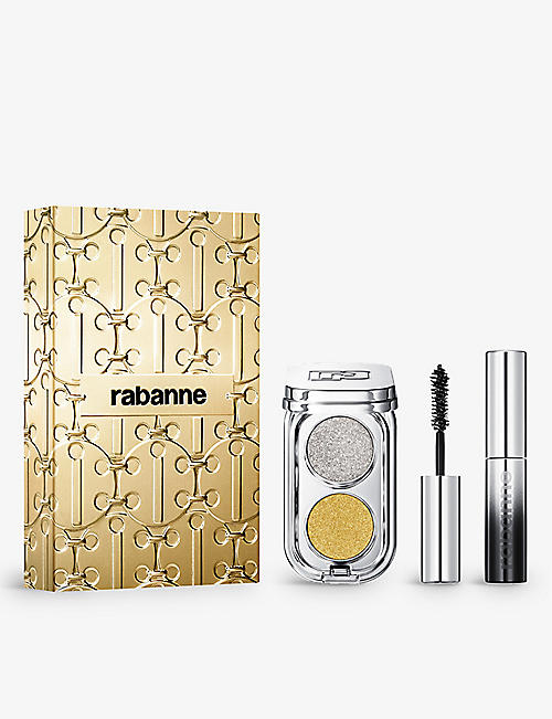 RABANNE: Duo palette and mascara gift set