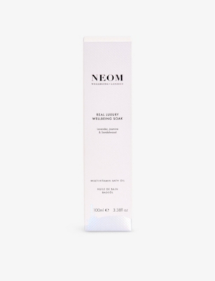 NEOM WELLBEING: Real Luxury Wellbeing Soak Bath Oil 100ml