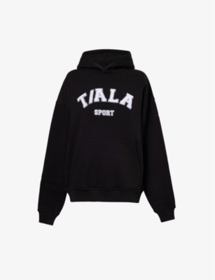 WE ARE TALA: Volly Logo-Appliqué Cotton-Blend Hoody