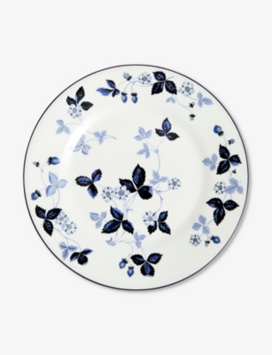 WEDGWOOD: Wild Strawberry floral-print bone-china plate 20cm
