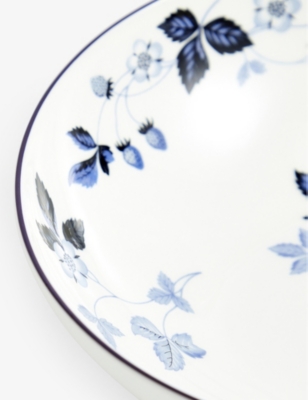 WEDGWOOD: Wild Strawberry floral-print bone-china cereal bowl 18cm