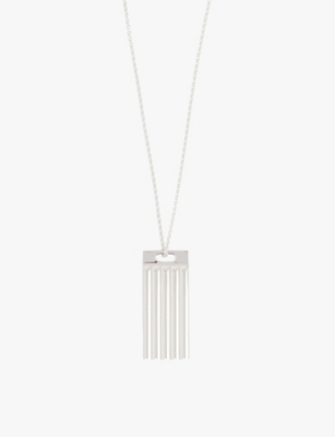 LE GRAMME: Godron 925 sterling silver pendant necklace