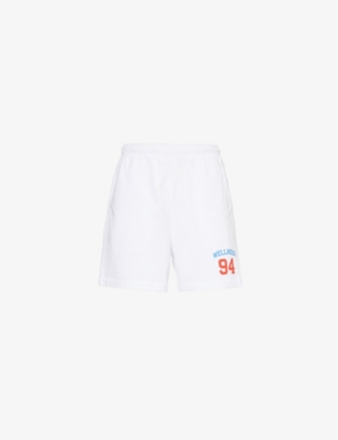 SPORTY & RICH: Wellness 94 relaxed-fit cotton-jersey shorts