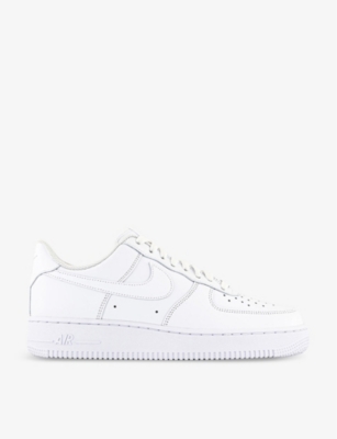 NIKE: Air Force 1 ’07 low-top leather trainers